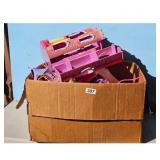 Box of Littlest Pet Shop Playsets and Accessories