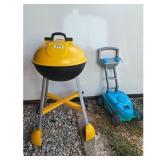 Kids Toy Grill and Lawn Mower Set