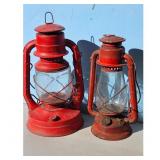 Vintage Red Dietz 'D-Lite' Lantern Lot