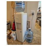 White Water Cooler Dispenser with 2 Water Jugs