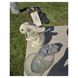 WISE OLE OWL, EASTER BUNNY, SMALL FISH BOWL,