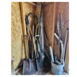 Lot of Assorted Garden Tools and Accessories