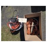 EXT. CORDS & SURGE PROTECTOR