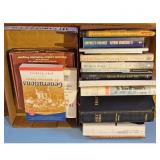Lot of Books Including Bibles and Leather Care Pro