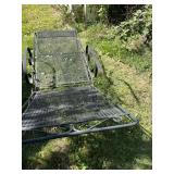 WROUGHT IRON CHASE LOUNGE-NO CUSHION