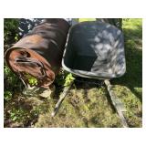 GARDEN/LAWN WHEEL BARREL & BARREL WARMING STOVE