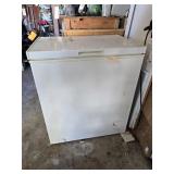 SMA;LL CHEST TYPE FREEZER-WAS PLUG IN & WORKING