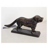 Cast Iron Mechanical Dog Nutcracker Figurine
