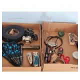 Assorted Collectible Knives, Magnifying Glasses, a
