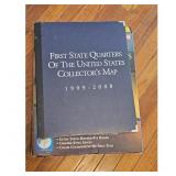 First State Quarters Collectors Map 1999-2008