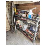CONTENTS OF SHELF & CONTENTS OF CUPBOAR ABOVE