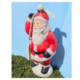 Vintage Blow Mold Santa Claus Christmas Light Deco