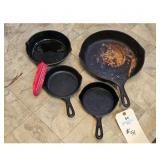 Cast Iron Skillets-Lodge/Wagner