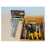 Craftsman Socket Set and Assorted Tools Lot