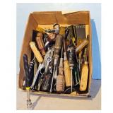 Assorted Screwdrivers and Pliers Set in Cardboard