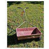 Yard Spreader Fertilizer Lawn Garden Push
