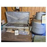 Vintage Portable Propane Camp Stove & Propane Tank
