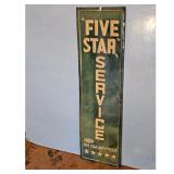 Vintage Dupont Five Star Service Anti-Freeze Tin S