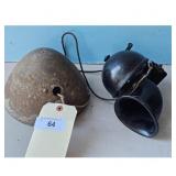Vintage Car Horn and Headlight Reflector Lot