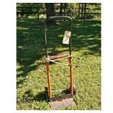 Orange and Black Hand Truck Dolly with Wheels