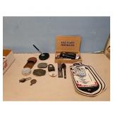 Vintage Lot: Ford Model A Belt Buckle, GE Golf Bal