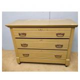 Painted 3-Drawer Chest Dresser