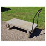 Heavy Duty Metal Platform Cart Dolly with Handle