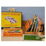 Vintage Matchbox and Hot Wheels Collector Cases wi