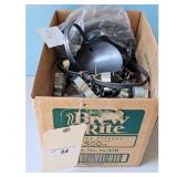 Box of Metal Cookie Cutters & Pierced Tin Decor