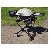 Weber Q1200 Portable Propane Gas Grill with Stand