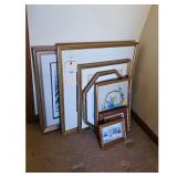Lot of Framed Art Prints and Needlepoint