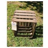Vintage Wooden Crate Rustic Farmhouse Storage Box