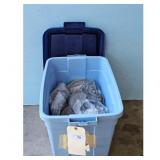 Tote full of Baking Molds and Horse Napkin Rings