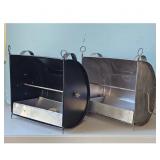 Vintage Metal Roasting Spit / Rotisserie Oven - Se