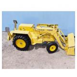 Vintage Ford 7500 Tractor Loader Toy Yellow