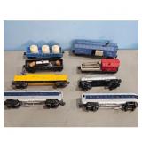 Lionel HO Scale Train Cars Lot - Santa Fe, DL&W, M