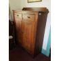 2 DOOR/2 DRAWER POPLAR WOOD JELLY CUPBOARD