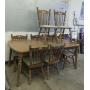 MODERN KITCHEN TABLE & 8 CHAIRS