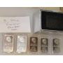(5) .999 OZ FINE SILVER OH STATE BARS