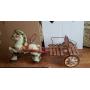 EARLY PEDAL TIN  HORSE & CART