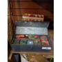 2 TACKLE BOXES; VARIETY OF FISHING POLES;