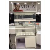 Glass Display Case 37 1/2ï¿½ w x 22ï¿½h x 22 1/2