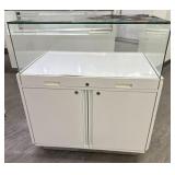 Display Case 41ï¿½H X 25ï¿½W X 23ï¿½ D sliding drawer