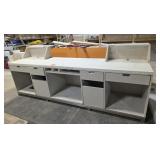 Work Counter 114" l x 27" d x 35" t