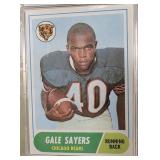 1968 Topps Gale Sayers Card & Football Cards
