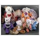 Beanie Babies Sports Teams Rubbermaid Container