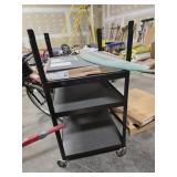 Wheeled TV Cart