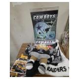 Nascar, Cowboys & Raiders Items
