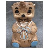 1960 Sailor Mouse Cookie Jar Lid not shown in