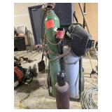 Oxy Acetylene & Oxygen Bottles w/Cart